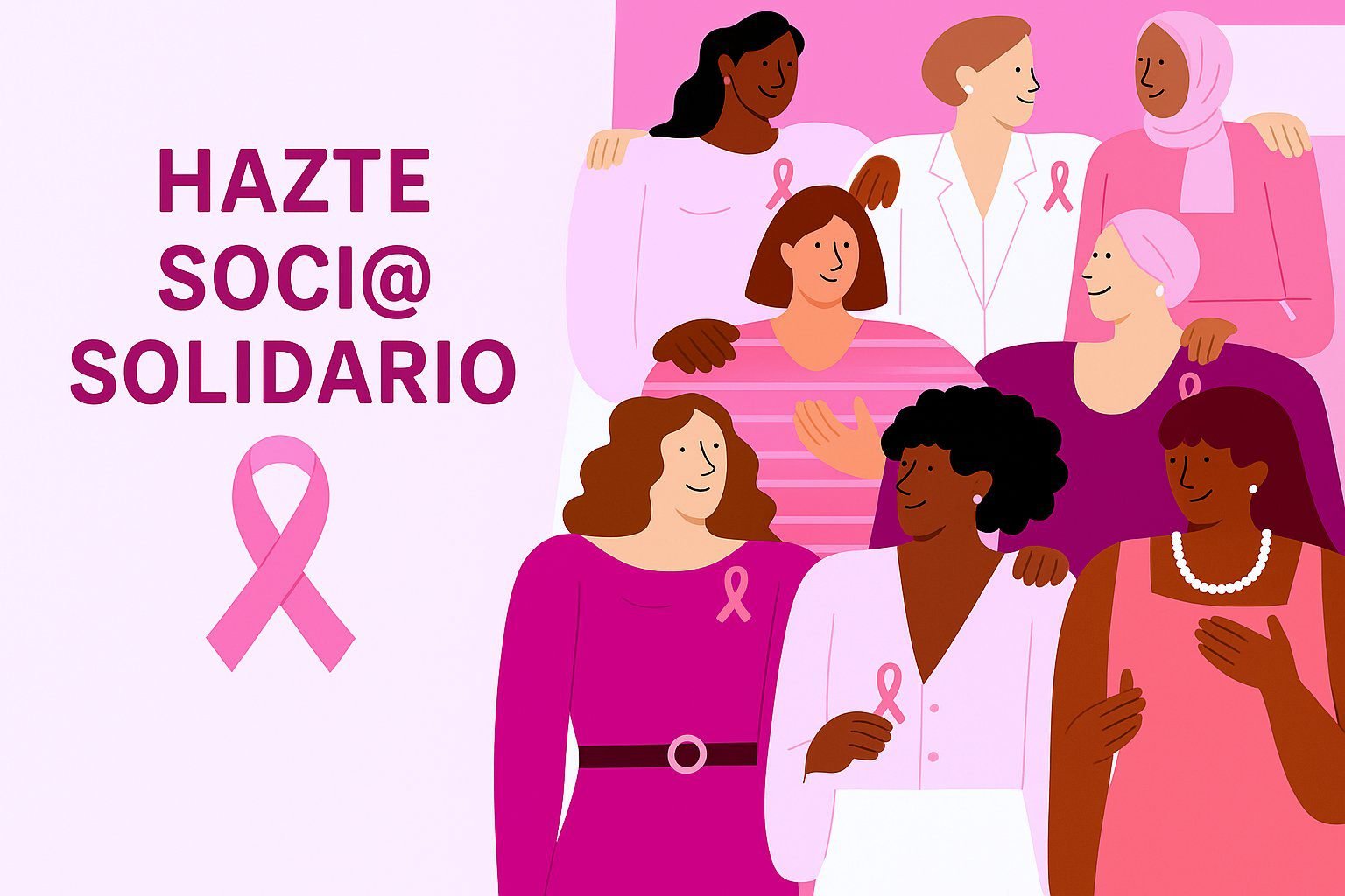 Asociarse Hazte socio solidario de Corazones Rosas