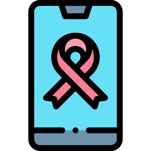 Regalos solidarios Icono de teléfono para contactar